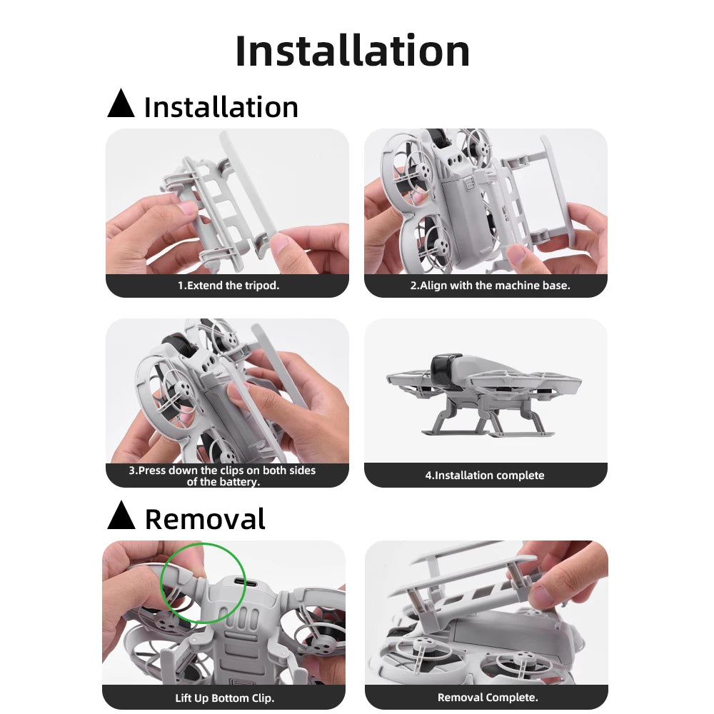 Foldable Landing Gear for DJI NEO